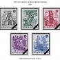 COLOR PRINTED AUSTRIA 1961-1970 STAMP ALBUM PAGES (25 illustrated pages)