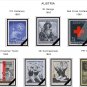 COLOR PRINTED AUSTRIA 1961-1970 STAMP ALBUM PAGES (25 illustrated pages)