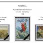 COLOR PRINTED AUSTRIA 1996-1999 STAMP ALBUM PAGES (13 illustrated pages)