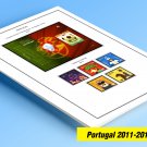 COLOR PRINTED PORTUGAL 2011-2013 STAMP ALBUM PAGES (51 illustrated pages)