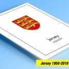 COLOR PRINTED JERSEY 1958-2010-2010 STAMP ALBUM PAGES (198 illustrated pages)