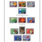 COLOR PRINTED SWITZERLAND 1979-1999 STAMP ALBUM PAGES (54 illustrated pages)