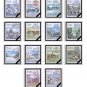 COLOR PRINTED SWITZERLAND 1979-1999 STAMP ALBUM PAGES (54 illustrated pages)
