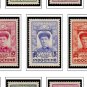 COLOR PRINTED INDOCHINA 1889-1949 STAMP ALBUM PAGES (35 illustrated pages)