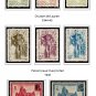 COLOR PRINTED INDOCHINA 1889-1949 STAMP ALBUM PAGES (35 illustrated pages)