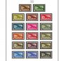 COLOR PRINTED INDOCHINA 1889-1949 STAMP ALBUM PAGES (35 illustrated pages)
