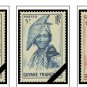 COLOR PRINTED FRENCH GUIANA 1886-1947 STAMP ALBUM PAGES (24 illustrated pages)
