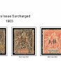COLOR PRINTED FRENCH INDIA 1892-1954 STAMP ALBUM PAGES (29 illustrated pages)