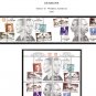 COLOR PRINTED DENMARK 1861-2010 STAMP ALBUM PAGES (186 illustrated pages)