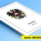 COLOR PRINTED AUSTRIA 1850-2010 STAMP ALBUM PAGES (317 illustrated pages)