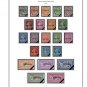 ANDORRA [FRENCH ADMINISTRATION] 1931-2020 COLOR PRINTED STAMP ALBUM PAGES  (100 illustrated pages)
