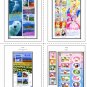 COLOR PRINTED JAPAN 2011-2013 STAMP ALBUM PAGES (127 illustrated pages)