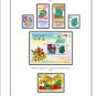 COLOR PRINTED JAPAN 2011-2013 STAMP ALBUM PAGES (127 illustrated pages)