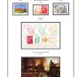 COLOR PRINTED FRANCE 2011-2012 STAMP ALBUM PAGES (62 illustrated pages)