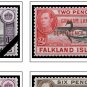 FALKLAND ISLANDS DEPENDENCIES 1944-1985 COLOR PRINTED STAMP ALBUM PAGES (15 illustrated pages)
