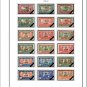 COLOR PRINTED WALLIS AND FUTUNA 1920-1952 STAMP ALBUM PAGES (18 illustrated pages)