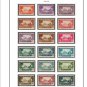 COLOR PRINTED SENEGAL 1887-1944 STAMP ALBUM PAGES (18 illustrated pages)