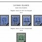 COLOR PRINTED CAYMAN ISLANDS 1900-1999 STAMP ALBUM PAGES (100 illustrated pages)