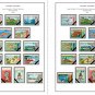 COLOR PRINTED CAYMAN ISLANDS 1900-1999 STAMP ALBUM PAGES (100 illustrated pages)