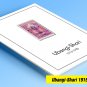 COLOR PRINTED UBANGI-SHARI 1915-1930 STAMP ALBUM PAGES (9 illustrated pages)