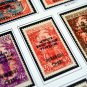 COLOR PRINTED UBANGI-SHARI 1915-1930 STAMP ALBUM PAGES (9 illustrated pages)