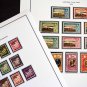 COLOR PRINTED UBANGI-SHARI 1915-1930 STAMP ALBUM PAGES (9 illustrated pages)