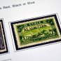 COLOR PRINTED ALAOUITES 1925-1929 STAMP ALBUM PAGES (6 illustrated pages)