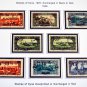 COLOR PRINTED ALAOUITES 1925-1929 STAMP ALBUM PAGES (6 illustrated pages)