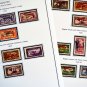 COLOR PRINTED ALAOUITES 1925-1929 STAMP ALBUM PAGES (6 illustrated pages)