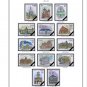 COLOR PRINTED JAPAN 1981-1989 STAMP ALBUM PAGES (53 illustrated pages)