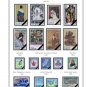 COLOR PRINTED JAPAN 1981-1989 STAMP ALBUM PAGES (53 illustrated pages)