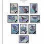 COLOR PRINTED JAPAN 1981-1989 STAMP ALBUM PAGES (53 illustrated pages)