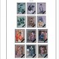 COLOR PRINTED JAPAN 1990-1995 STAMP ALBUM PAGES (39 illustrated pages)