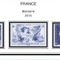 COLOR PRINTED FRANCE 2015-2018 STAMP ALBUM PAGES (123 illustrated pages)
