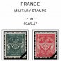 COLOR-PRINTED FRANCE 1941-1999 SEMI-POSTALS + STAMP ALBUM PAGES (87 illustrated pages)