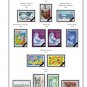 COLOR PRINTED FRANCE 1997-1999 STAMP ALBUM PAGES (30 illustrated pages)