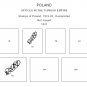 PRINTED POLAND [CLASS.] 1860-1939 STAMP ALBUM PAGES (50 pages)