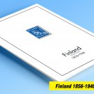 COLOR PRINTED FINLAND [CLASS.] 1856-1946 STAMP ALBUM PAGES (22 illustrated pages)