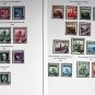 COLOR PRINTED CZECHOSLOVAKIA [CLASS.] 1918-1939 STAMP ALBUM PAGES (41 illustrated pages)