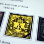 COLOR PRINTED GERMANY STATES 1849-1923 STAMP ALBUM PAGES (66 illustrated pages)