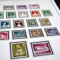 COLOR PRINTED GERMANY BERLIN 1948-1990 STAMP ALBUM PAGES (76 illustrated pages)