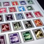COLOR PRINTED GERMANY BERLIN 1948-1990 STAMP ALBUM PAGES (76 illustrated pages)