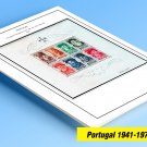 COLOR PRINTED PORTUGAL 1941-1973 STAMP ALBUM PAGES (58 illustrated pages)
