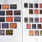COLOR PRINTED CANADA [CLASS.] 1851-1955 STAMP ALBUM PAGES (37 illustrated pages)
