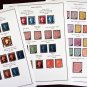 COLOR PRINTED GREAT BRITAIN [CLASS.] 1840-1951 STAMP ALBUM PAGES (28 illustrated pages)