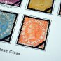 COLOR PRINTED GREAT BRITAIN [CLASS.] 1840-1951 STAMP ALBUM PAGES (28 illustrated pages)
