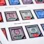 COLOR PRINTED GREAT BRITAIN [CLASS.] 1840-1951 STAMP ALBUM PAGES (28 illustrated pages)