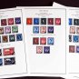 COLOR PRINTED GREAT BRITAIN 1952-1977 STAMP ALBUM PAGES (55 illustrated pages)