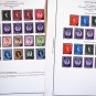 COLOR PRINTED GREAT BRITAIN WILDING ISSUES 1952-1967 STAMP ALBUM PAGES (10 illustrated pages)