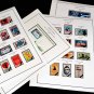 COLOR PRINTED U.S.A. 1966-1980 STAMP ALBUM PAGES (55 illustrated pages)